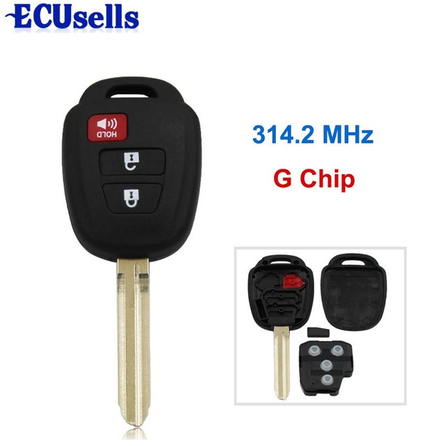 Remote For 2012 2013 2014 2015 2016 Toyota Prius C Keyless Entry Shell Case