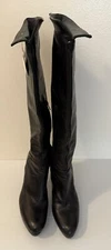Stuart Weitzman Women Black Leather Boots Sz 7 EUC