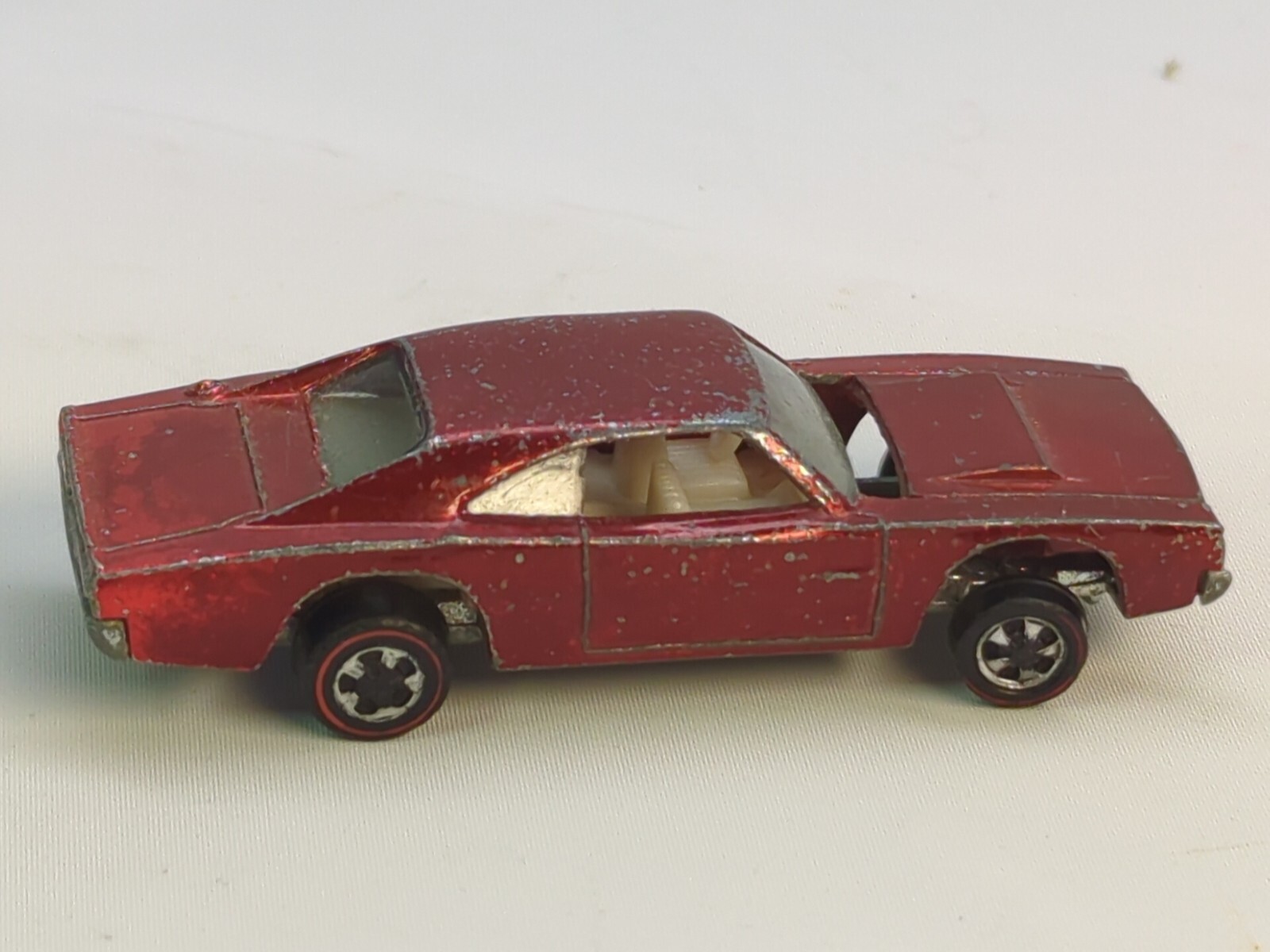 Hot Wheels Redline Custom Dodge Charger Red 1968 USA