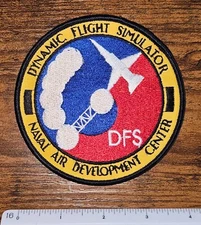 Naval Air Development Center Dynamic Flight Simulator DFS Flight Test Patch