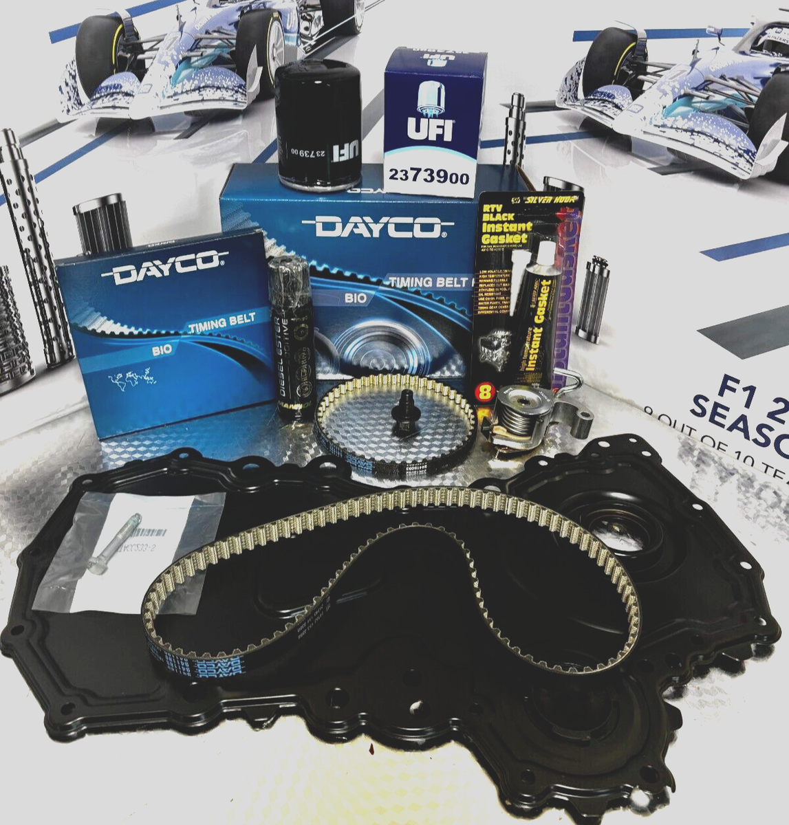 NEW FORD TIMING WET BELT KIT OIL PUMP BELT TRANSIT MK8 CUSTOM ECOBLUE  EU