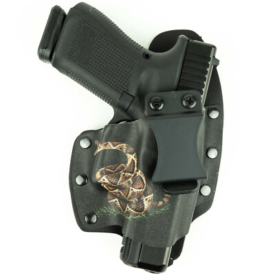 NT Hybrid IWB Holster for Desert Eagle Handguns, Don't Tread Black