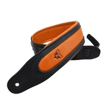 Full Grain Leather Guitar Strap Padded Strap for Acoustic Electric Bass Guitar