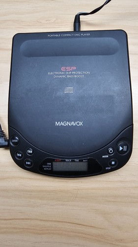 MAGNAVOX ESP - DYNAMIC BASS BOOST - LECTEUR CD PORTABLE - TESTÉ/FONCTIONNE