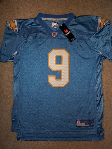 Maglia REEBOK San Diego Chargers DREW BREES nfl GIOVENTÙ BAMBINI RAGAZZI (xl 18-20) - Foto 2 di 2