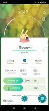 Pokemon Shiny Goomy - TRADE 1 mill Dust Unregistered Shiny Goomy - Description