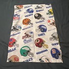 Vintage 1995 NFL Football Teams Helmet Logo Cotton Pillowcase Standard 20”x 28”