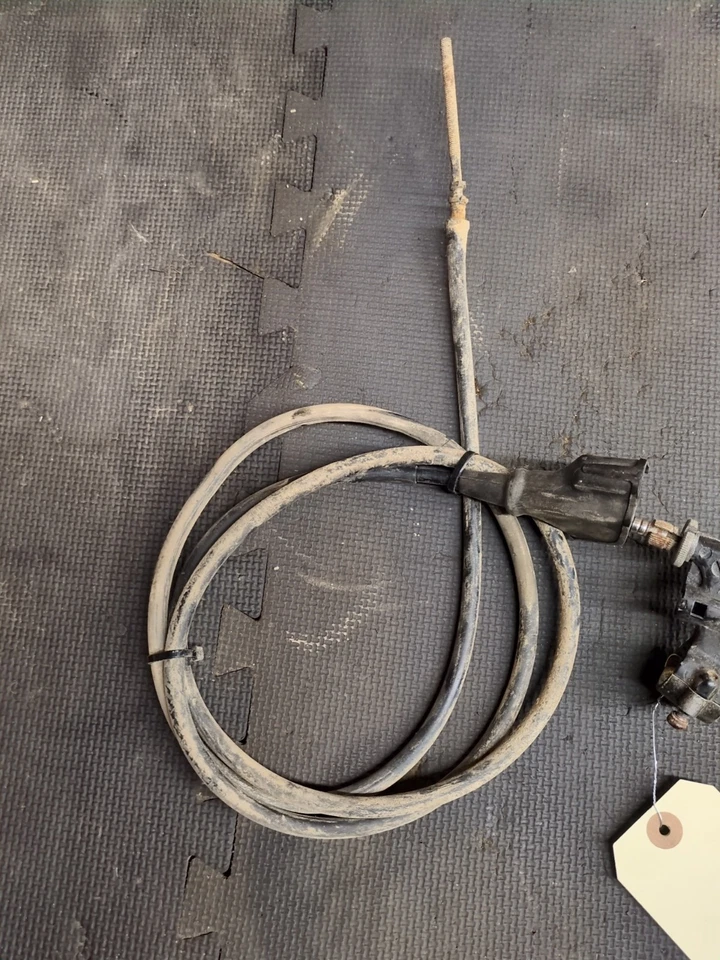 Kawasaki Prairie 400 1997 1998 palanca de freno trasero y cable Foto 4 de 4