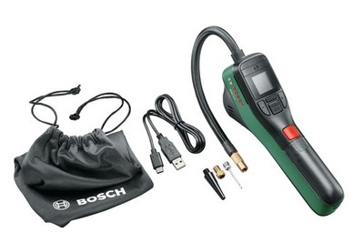 Bosch Easy Pump Cordless Bike Tyre Inflator, Electric Air Pump, 3.6 Volt Black