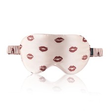 Sleep Mask 100 19 Momme Pure Mulberry Silk Super Smooth Cooling Decorative S...