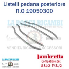 Kit Listelli Pedana Posteriore Lambretta LI 125/150 Serie 1/2 - TV 175 Serie 1/2