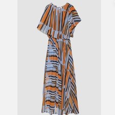 Zara Women Long Mutilcolor Dress Size S