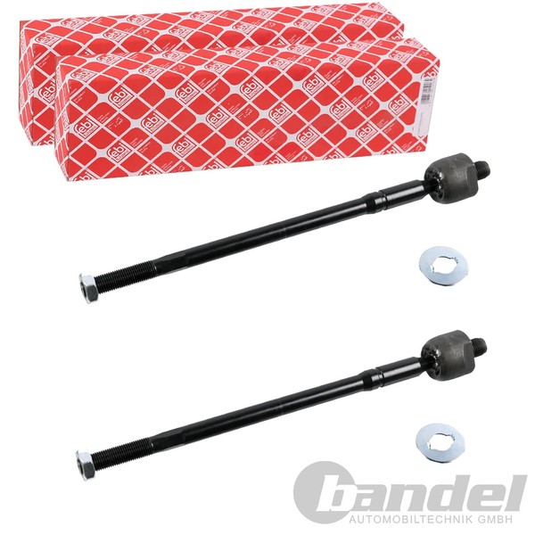 2X febi bilstein Axialgelenke Spurstangen Passend FüR Hyundai Coupe Elantra-image