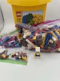 LEGO 10662 Creative Bucket Building Bricks Parts Lot Bucket Minifigure Pieces