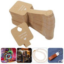 100 Pcs Jewelry Display Card Bracelet Necklace Cards For Anklet Packaging