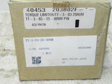 Miki Pulley TT-3-03-25-40NM Torque Limiter 25mm Bore Torque Tender Overload Clut