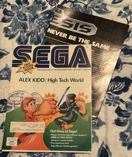 Vintage Team Sega Newsletter December 1989 Number 7 W/ Altered Beast Poster