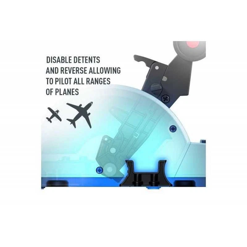 TCA Quadrant Airbus Edition Thrustmaster Bleu grisé et noir - Photo 3/4