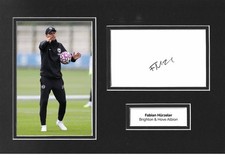 Fabian Hurzeler signed 12x8 Foto Display Brighton & Hove Albion Autogramm COA