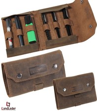Stifteetui Stiftrolle LandLeder Old School - Leder Federtasche Schlampermäpchen