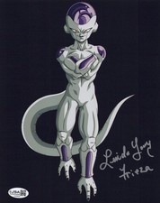 Dragon Ball Z- Linda Young, Frieza signed 8x10 photo JSA COA