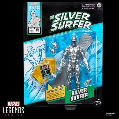 IN STOCK! Fantastic Four Marvel Legends Series Silver Surfer 6'' AF BY HASBRO