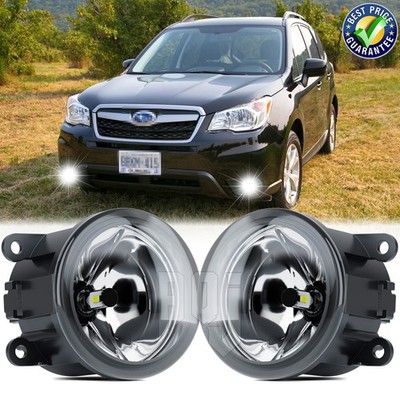For SUBARU FORESTER 2014-2018 H11 6000K LED Fog Light Driving Bumper Lamps  2X