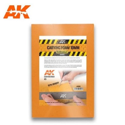 Tranchierschaum 10 mm A5 (228 x 152 mm) - Hobby Zubehör - AK Interactive Brandneu