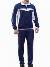 Men's Track Suits 2 Piece Outfit Long Sleeve Jogging Tracksuit Sweatsuit Runn...