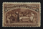 CKStamps: US Stamps Collection Scott#234 5c Columbian Mint LH OG