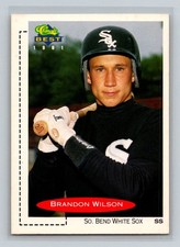 1991 Classic Best #157 Brandon Wilson South Bend White Sox Baseball Card