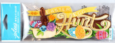 Jolee's Boutique Easter Egg Hunt 3D Stickers Chocolate Bunny Basket Scrapbooking