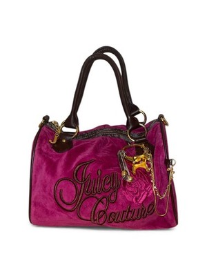New Purple Juicy Couture Purse Daydreamer Tote Bag Terry  Juicy Couture Mcbling Purple Women\'s Shoulder Bag display picture 1