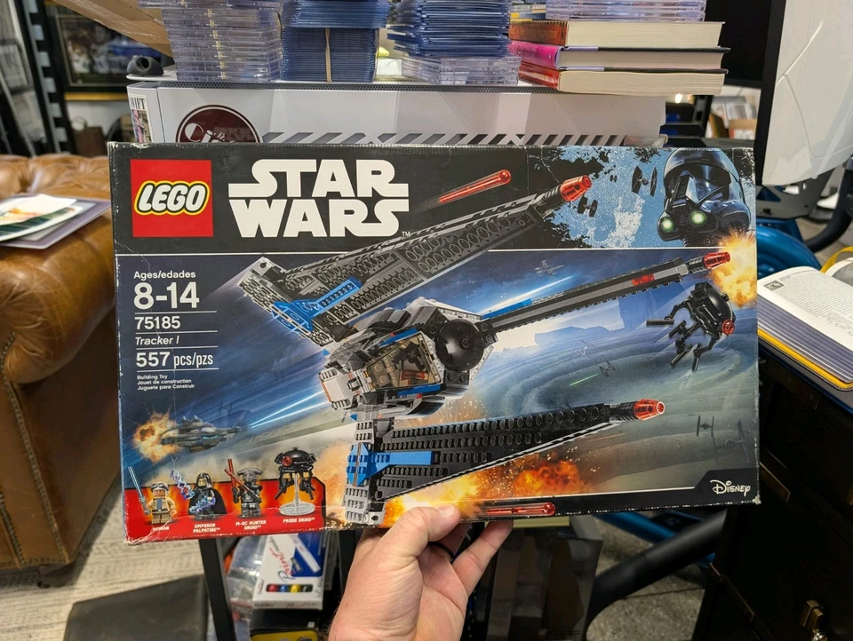 2017 Retired Star Wars Lego #75185 Tracker 1 🚨Sealed   with M-OC Hunter Droid - Image 2 of 4