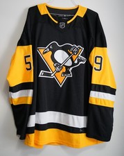 Adidas GUENTZEL Pittsburgh Penguins NHL Hockey Jersey- Mens Size 60-Fight Strap