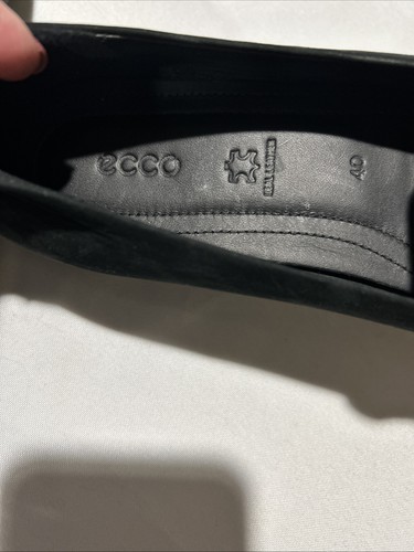 Ballerine Ecco donna tg 9 40 touch 2.0 pelle nera scala scamosciata nuove senza scatola - Foto 4 di 7