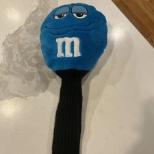 Vintage M&M'S Blue and Black Golf Club Head Cover