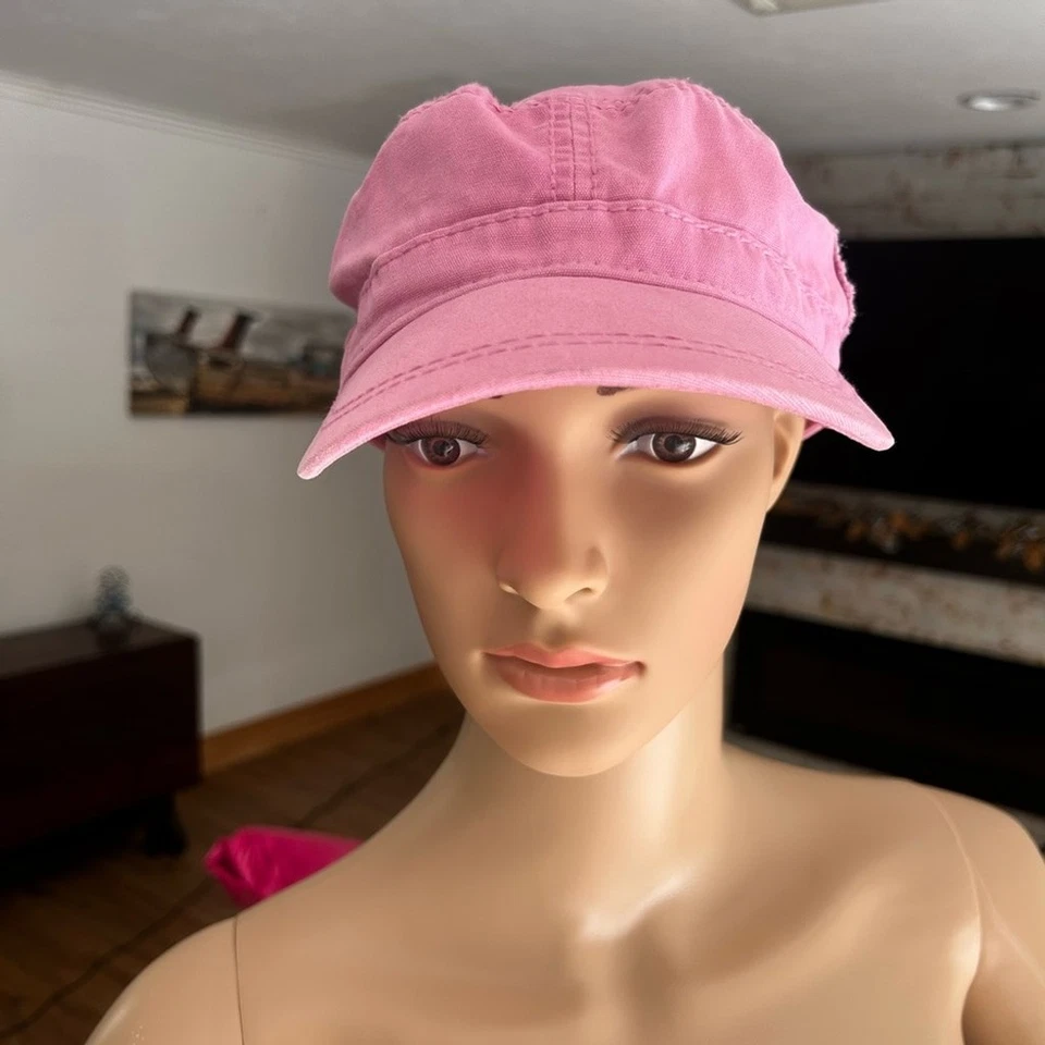 Sombrero Cadete Life is Good Rosa - Diseño de Apliques de Corazón (M/L) Foto 3 de 4