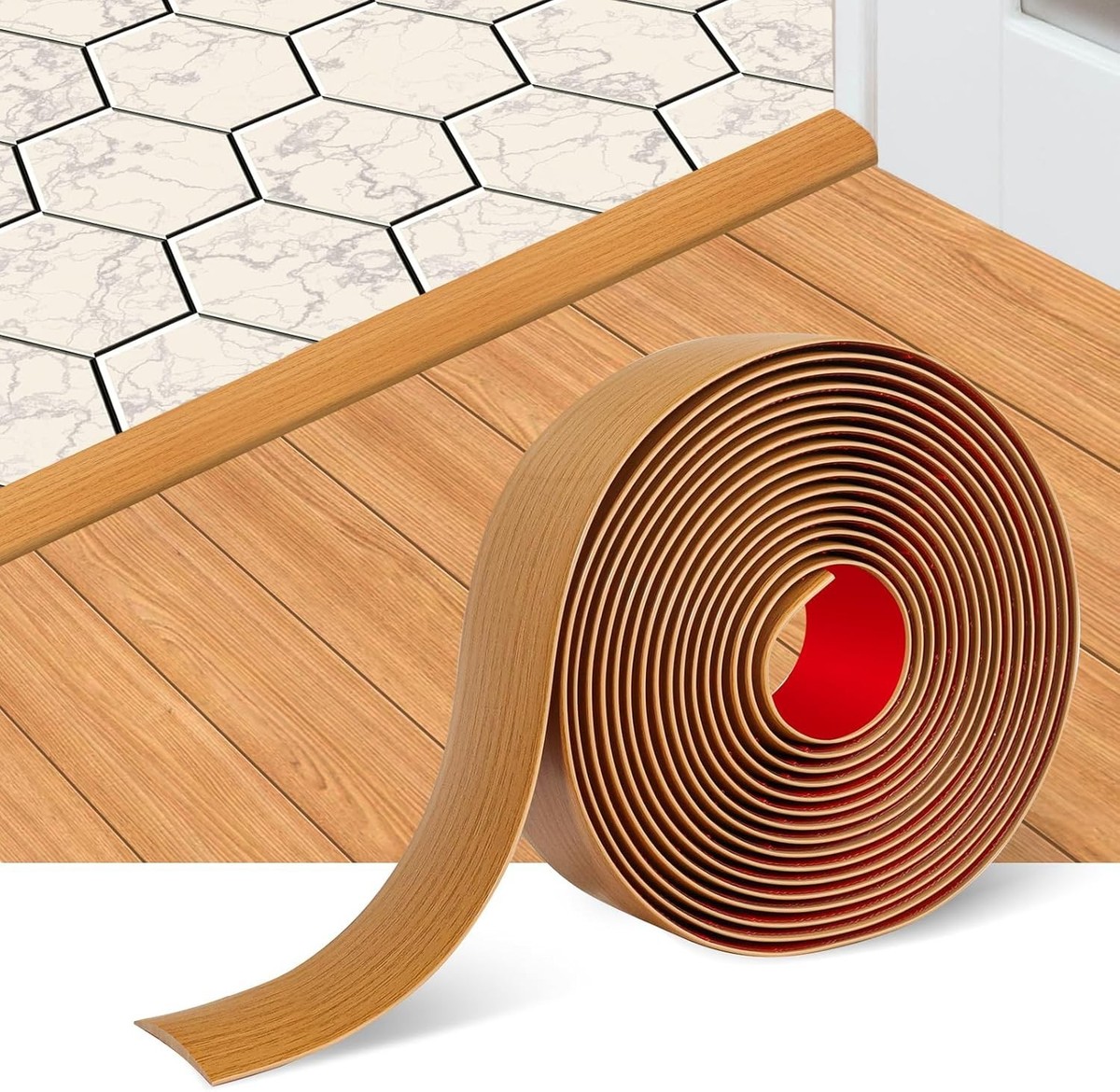 HASTHIP® Floor Transition Strip, Self Adhesive Vinyl Laminate Floor HASTHIP® Floor Transition Strip, Self Adhesive Vinyl Laminate Floor