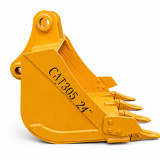 Cat 305 305.5 24 Mini Excavator Tooth Bucket 45mm Pins 4 Teeth Cat 305 305.5 24 Mini Excavator Tooth Bucket 45mm Pins 4 Teeth