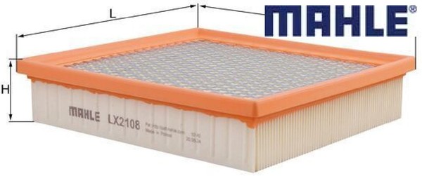 Mahle LX2108 Luftfilter Luftfiltereinsatz FüR Chrysler FüR Lancia FüR Jeep-image