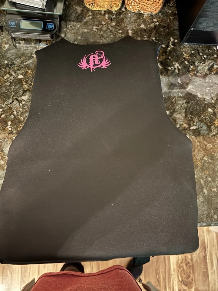 "Chaleco salvavidas Full Throttle juvenil - rosa/negro 50-90 lb 25-29"" NUEVO Foto 4 de 4