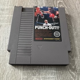 Mike Tyson's Punch-Out (Nintendo NES, 1987) Cartridge w/ Manual & Sleeve TESTED