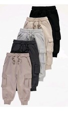 Brand New Boys 6-7 Years Cargo Joggers 5 Pack Bottoms