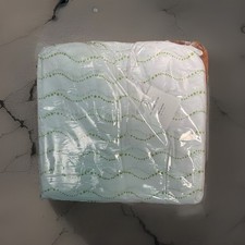 Brand New December Made 100 Organic Cotton Twin Duvet Cover Green Dotty Print