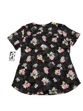 Light Bright Blooms Dickies Scrubs Dynamix V Neck Top DK731 LBBM