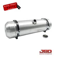 Universal 6 Gallons 8x28 Fuel Tank w/Baffle Aluminum Spun 1/4 NPT Round Gas Tank