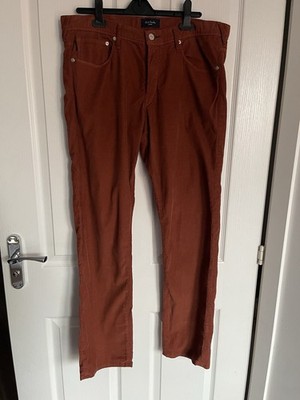 Paul Smith Corduroy Jeans Men 34R Red