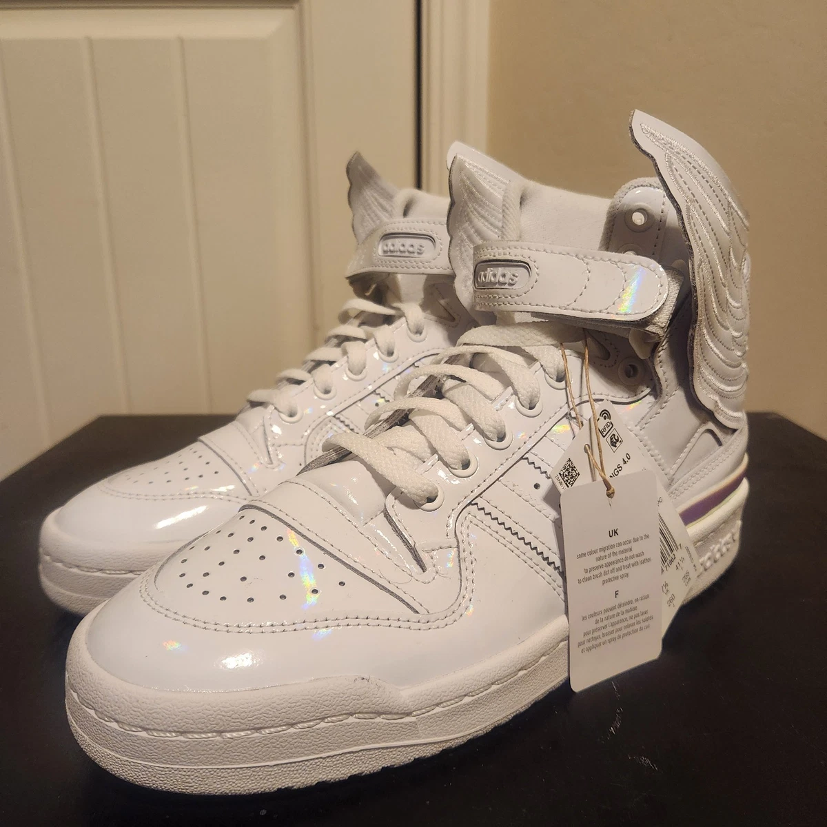 【新品箱付き】ジェレミー・スコット × アディダス フォーラム ウィングス　白 adidas Jeremy Scott x Forum Wings 4.0 White Opal for Sale
