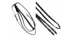 MARKET HARBOROUGH WITH ANTI-SLIP REINS SOLID BRASS FITTING BLACK BROWN FULL-PONY